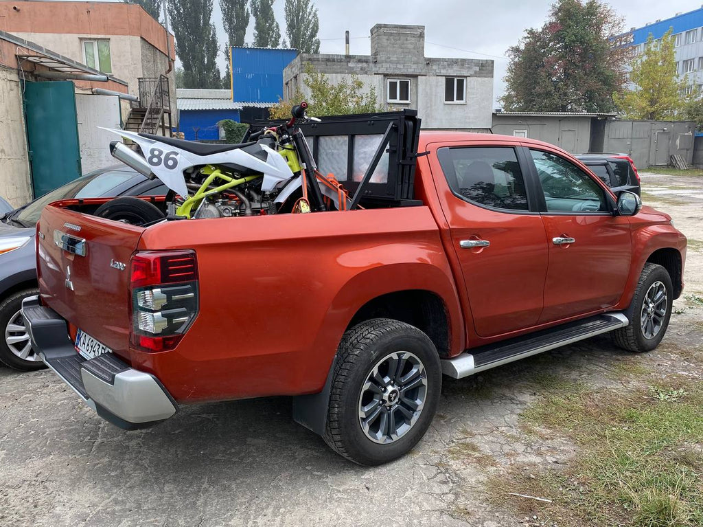 Three-section folding power pickup truck body cover